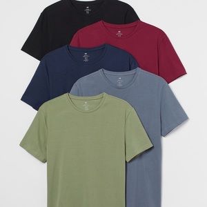 Brand new never worn H&M slim fit shirt pack